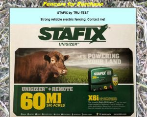 Stafix fencing systems, electric fencing